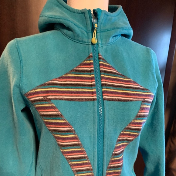 Ivivva by Lululemon Girls Scuba Hoodie 🌺Size 14 - Picture 4 of 14